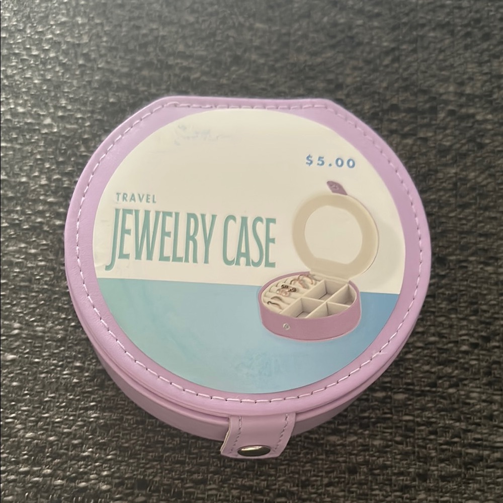 Purple Travel Jewelry Case